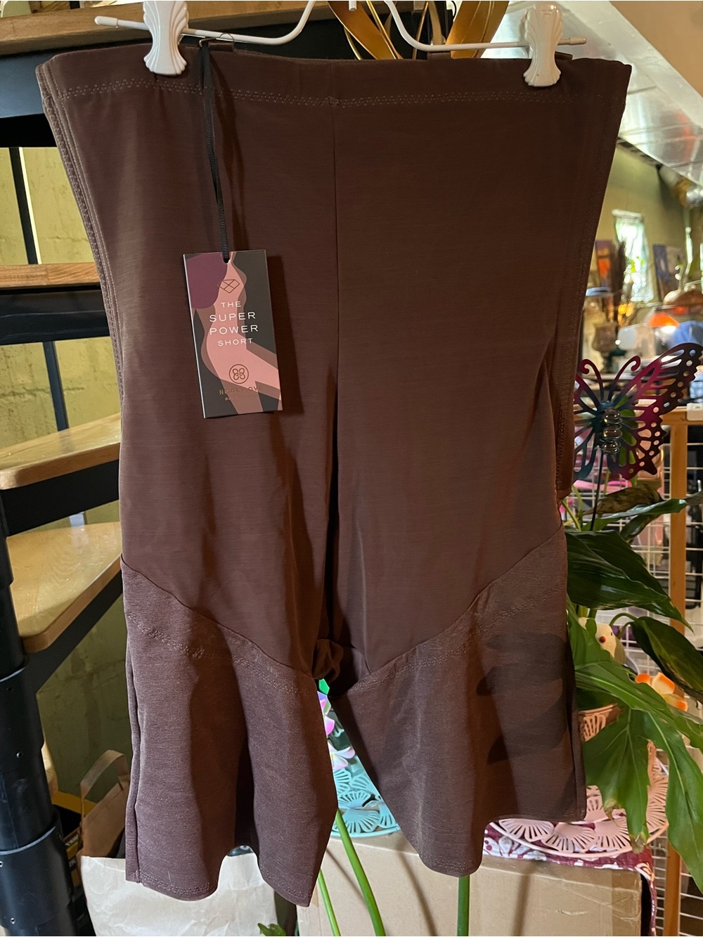 Honeylove Brown High-Waist Shaping Shorts